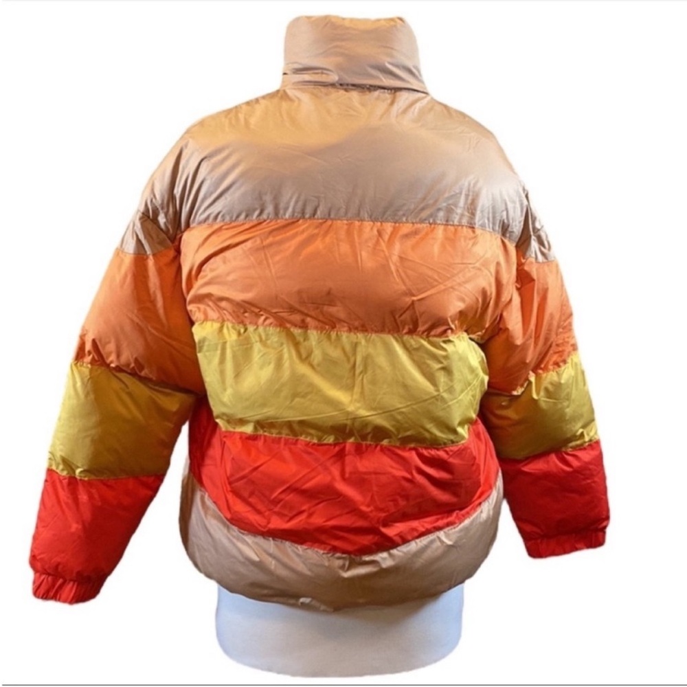 Color Block Puffer Jacket - Picture 6 of 7